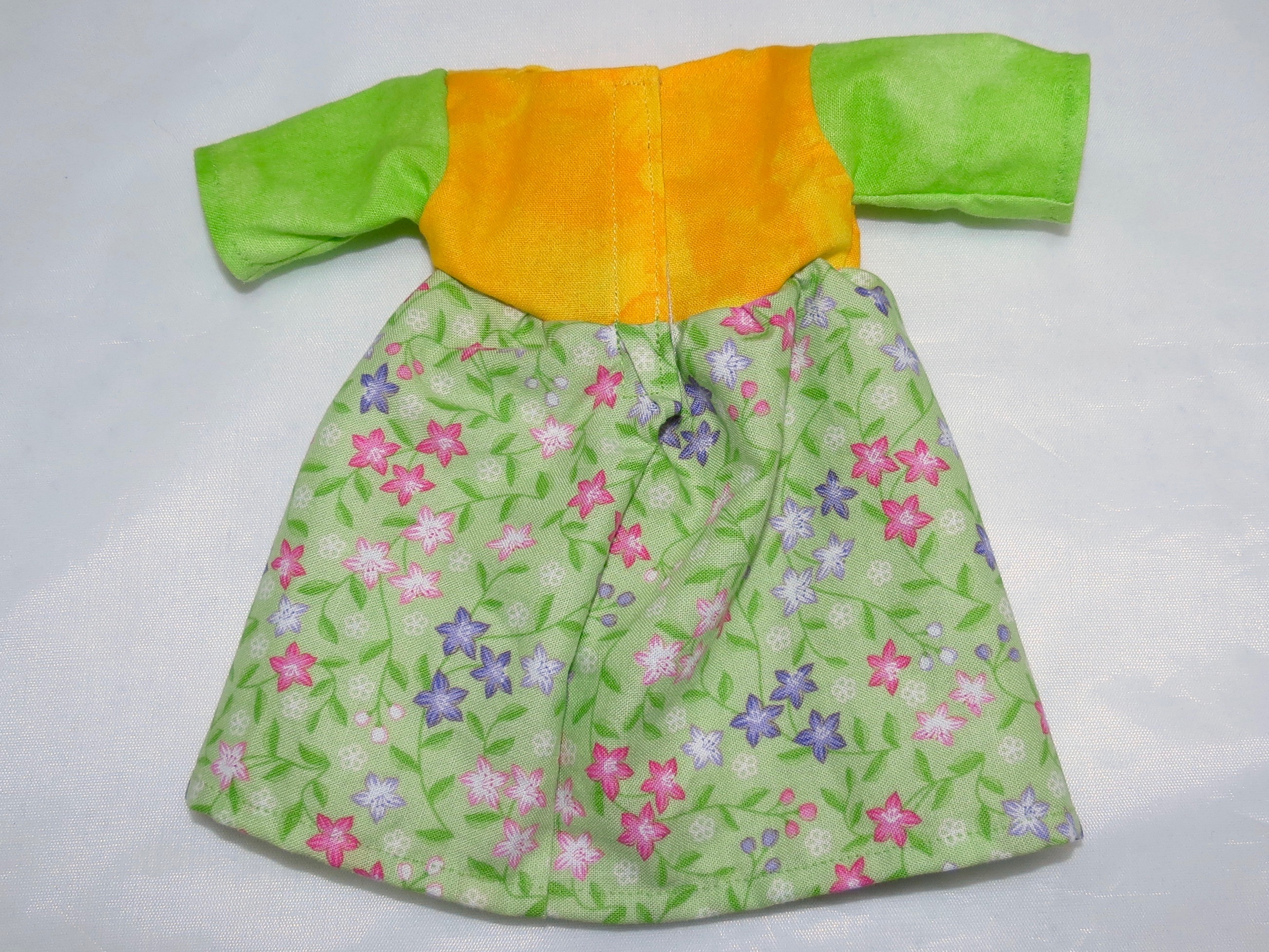 Handmade Long-Sleeved Doll Dress - Image 2